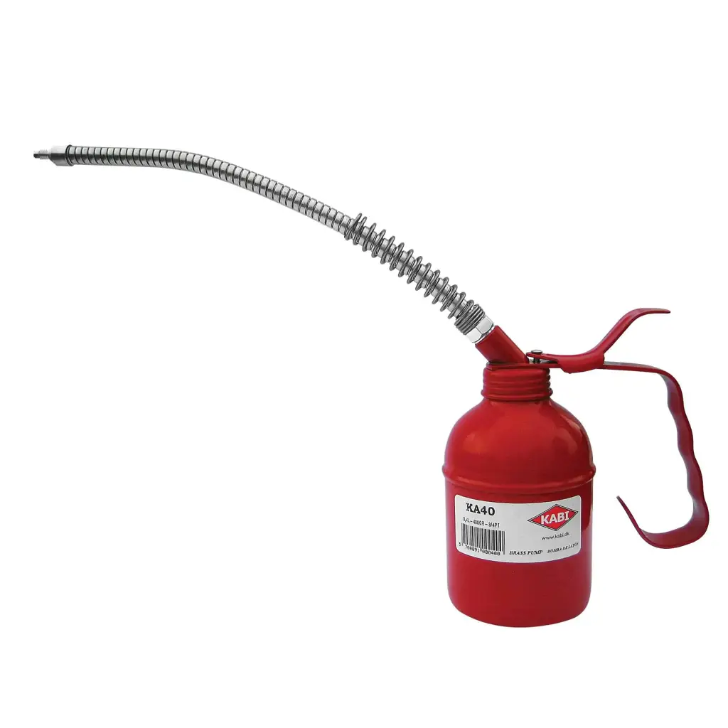 Oil can with flexible steel spout Steel | M+B Fluid Technology
